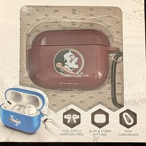 NIB, Florida State Seminoles, Logo, Apple Airpods Pro Case Cover